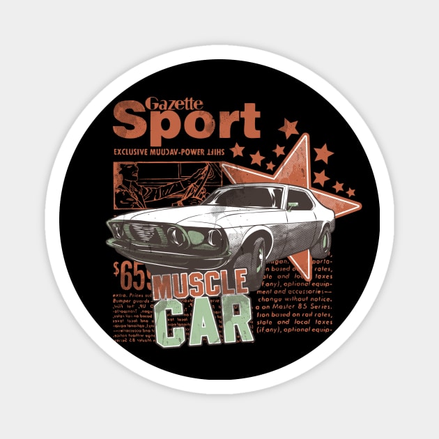 Classic Sport Fast Car Magnet by Seopdesigns